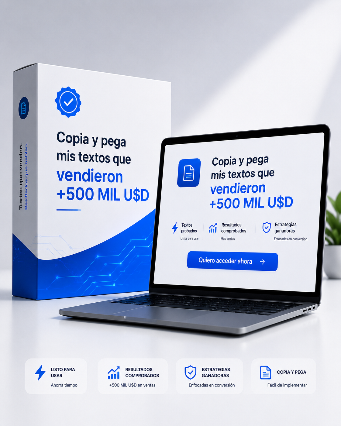 Copia y pega mis textos que vendieron +500 MIL U$D